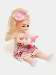 Сиреневый кукла с аксессуарами / Шарнирная кукла 25 см / 3D глаза / Кукольный набор