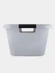Таз Plast Team LICA, с ручками, прямоугольный, 30 л, серый шторм