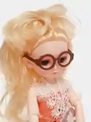 Коралловый кукла с аксессуарами / Шарнирная кукла 25 см / 3D глаза / Кукольный набор