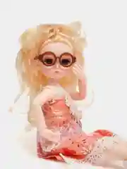 Коралловый кукла с аксессуарами / Шарнирная кукла 25 см / 3D глаза / Кукольный набор