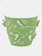 Горшок для цветов Plast Team Butterflies, 2,5 л, D175, круглый, цвет зеленое яблоко