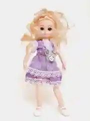 Серебряный кукла с аксессуарами / Шарнирная кукла 25 см / 3D глаза / Кукольный набор
