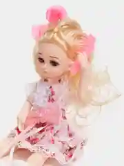 Разноцветный кукла с аксессуарами / Шарнирная кукла 25 см / 3D глаза / Кукольный набор