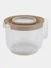 Емкость для миксера Plast Team, мерная, с крышкой, шоколадный мокко, 2 л