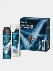 Набор Rexona Men "Сильнее Сомнений", дезодорант-спрей 150 мл, гель для душа 180 мл