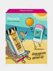 Набор Rexona Цитрусовый фреш, дезодорант твердый 40 мл, гель для душа 200 мл
