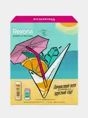 Набор Rexona Цитрусовый фреш, дезодорант твердый 40 мл, гель для душа 200 мл