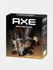Подарочный набор AXE Dark temptation, дезодорант спрей 150 мл, гель для душа 250 мл