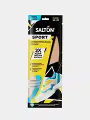 Стельки спортивные Salton Sport Тройной удар против запаха, велюр, латекс
