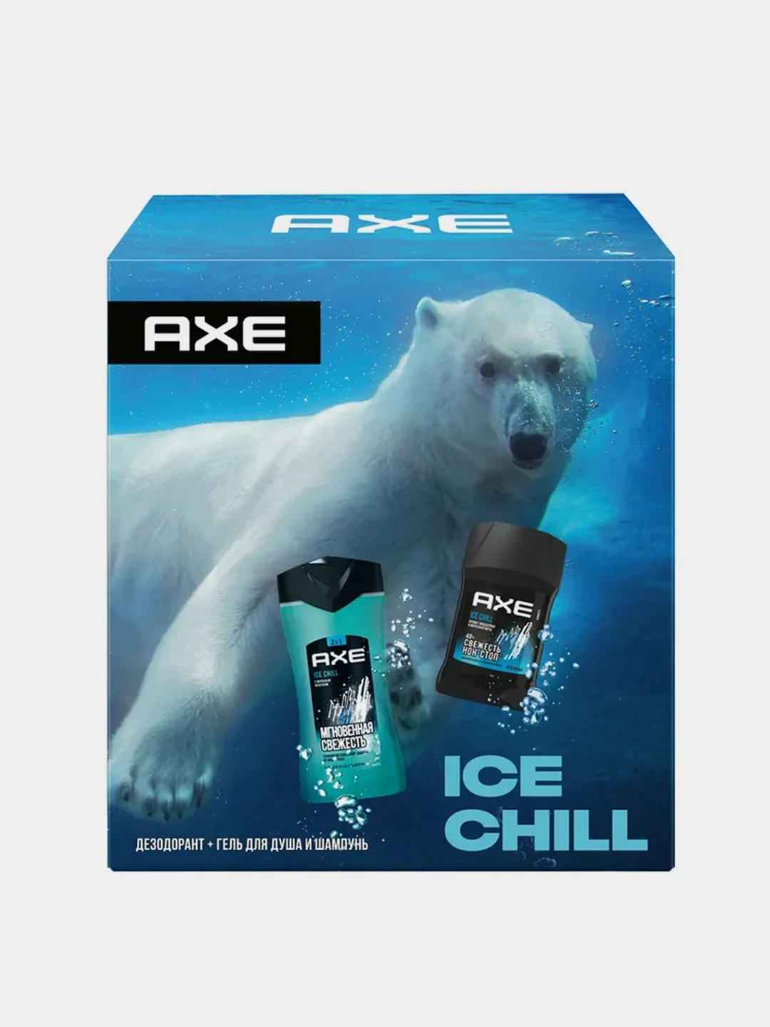 Подарочный набор AXE, дезодорант стик 50 мл, гель для душа 250 мл