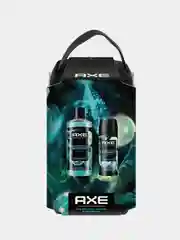 Подарочный набор AXE , дезодорант 150 мл, гель для душа 400 мл, косметичка