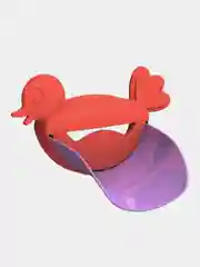 Насадка на кран KidPlast Уточка, красно-фиолетовая