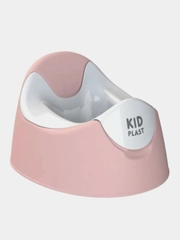 Горшок детский KidPlast Oxima, розово-белый, со съемной чашей