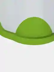 Подставка для ног KidPlast Aster, бело-зеленая