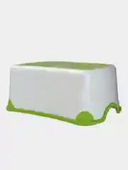 Подставка для ног KidPlast Aster, бело-зеленая