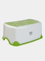 Подставка для ног KidPlast Aster, бело-зеленая