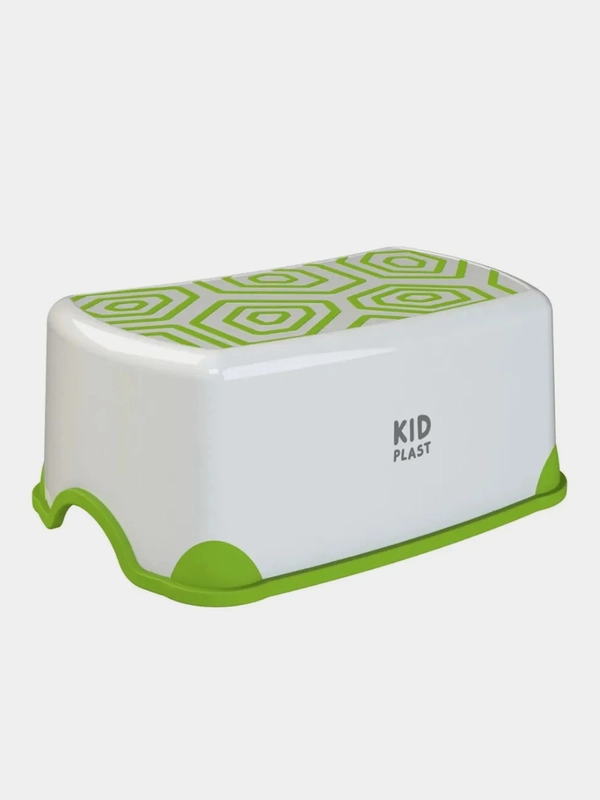 Подставка для ног KidPlast Aster, бело-зеленая