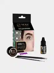 Набор хны для бровей Innovator Cosmetics SEXY BROW HENNA, темно-коричневый цвет