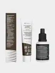 Краска для бровей Innovator Cosmetics BRONSUN комплект №7, тёмно-коричневый