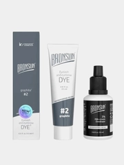 Краска для ресниц и бровей Innovator Cosmetics BRONSUN, комплект, графит