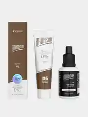 Комплект краска для бровей Innovator Cosmetics BRONSUN + оксидант, коричневый