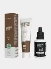 Комплект краска для бровей Innovator Cosmetics BRONSUN + оксидант, коричневый