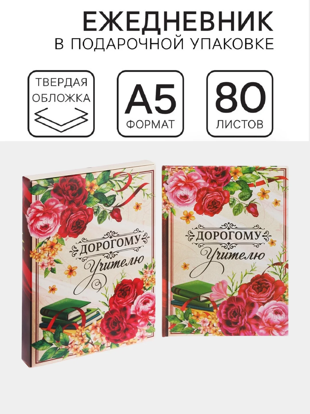Конфетный ежедневник блокнот недатированный с приколами, А5, 80 листов/ 160 листов