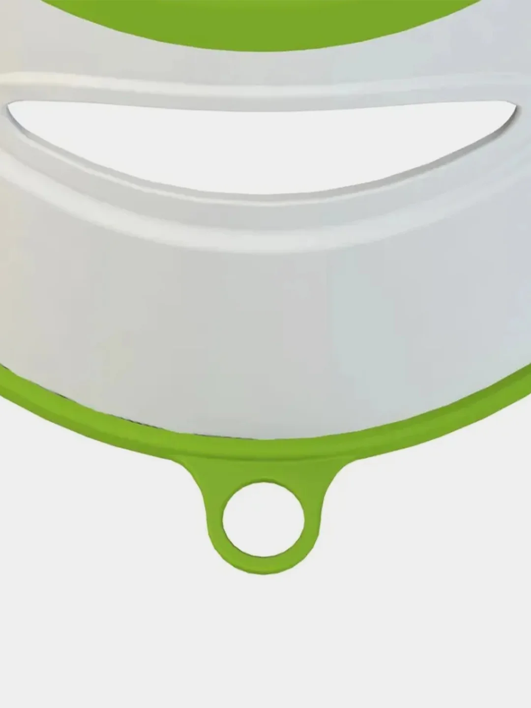 Горка для купания KidPlast Delfick, бело-зеленая