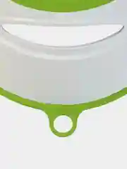 Горка для купания KidPlast Delfick, бело-зеленая