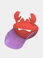 Насадка на кран KidPlast "Крабик", красно-фиолетовая