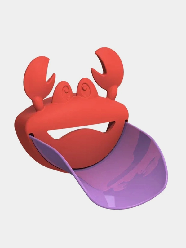 Насадка на кран KidPlast "Крабик", красно-фиолетовая