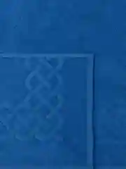 Полотенце махровое банное 70х130 см 100% хлопок 350 гр/м2 синий DM Люкс Plait