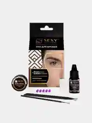 Набор хны для бровей Innovator Cosmetics SEXY BROW HENNA, коричневый цвет, 5 капсул