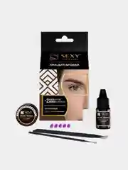 Набор хны для бровей Innovator Cosmetics SEXY BROW HENNA, коричневый цвет, 5 капсул