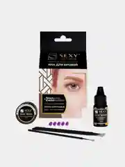 Набор хны для бровей Innovator Cosmetics SEXY BROW HENNA, светло-коричневый цвет, 5 капсул