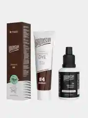 Комплект краска для бровей Innovator Cosmetics BRONSUN + оксидант, каштан