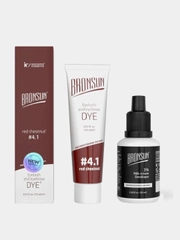 Краска для бровей и ресниц Innovator Cosmetics BRONSUN, №4.1 - медный каштан, 15 мл