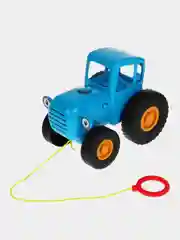 Игрушка Умка Каталка с палкой "Синий трактор", 15 песен, 3+, 23х20х10 см