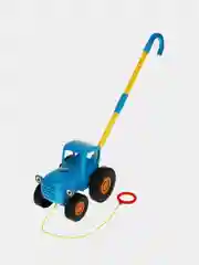 Игрушка Умка Каталка с палкой "Синий трактор", 15 песен, 3+, 23х20х10 см