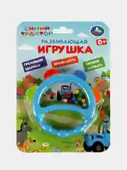 Игрушка Умка Погремушка с бубенцами Синий трактор, 8,5х9х2 см