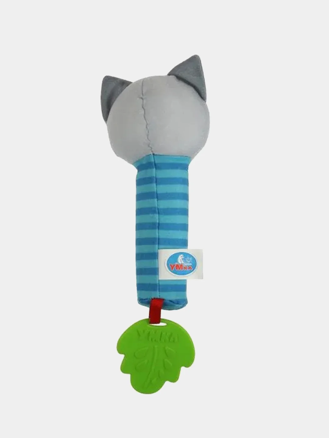 Игрушка Умка Погремушка Котенок, пищалка, 11,5х14,5х1 см