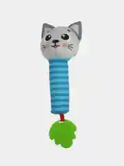 Игрушка Умка Погремушка Котенок, пищалка, 11,5х14,5х1 см
