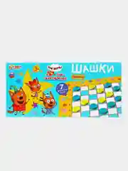 Игрушка Умные игры Шашки Три кота, 390х180х25 мм, 3+