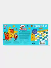 Игрушка Умные игры Шашки Три кота, 390х180х25 мм, 3+