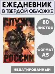 Тёмно-коричневый ежедневник блокнот недатированный с приколами, А5, 80 листов/ 160 листов
