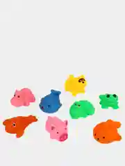 Набор игрушек для ванной, 8 шт, резиновые игрушки для купания