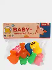 Набор игрушек для ванной, 8 шт, резиновые игрушки для купания