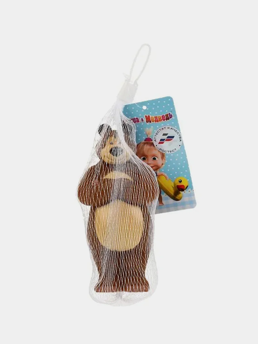 Игрушка Капитошка Мишка, для ванны, ПВХ, от 6 месяцев