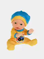 Игрушка Карапуз "Пупс" Синий Трактор, 12 см
