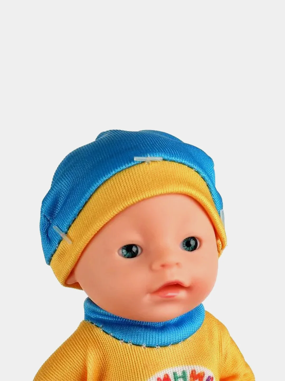 Игрушка Карапуз "Пупс" Синий Трактор, 12 см
